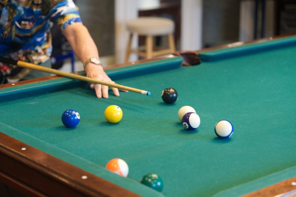 moving a pool table